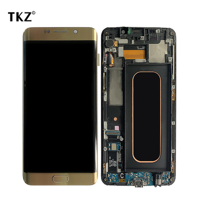 सैमसंग S6 एज प्लस G928 रिप्लेसमेंट ओरिजिनल टच स्क्रीन के लिए पूरा मोबाइल फोन एलसीडी स्क्रीन पुराना डिस्प्ले