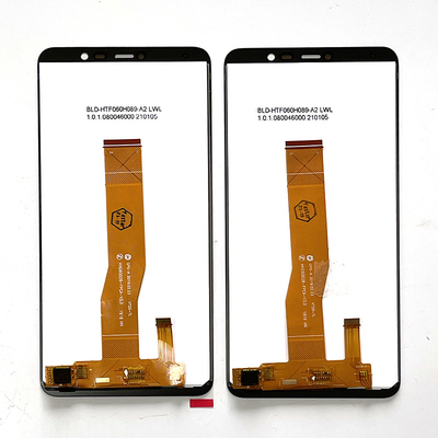 Wiko Y80 सेल फोन एलसीडी स्क्रीन के लिए मोबाइल फोन पार्ट्स असेंबली टच डिस्प्ले